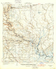 Denham Springs Louisiana Historical topographic map, 1:62500 scale, 15 X 15 Minute, Year 1934