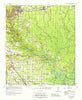 Denham Springs Louisiana Historical topographic map, 1:62500 scale, 15 X 15 Minute, Year 1965