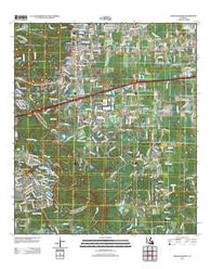 Denham Springs Louisiana Historical topographic map, 1:24000 scale, 7.5 X 7.5 Minute, Year 2012
