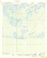 Derniere Louisiana Historical topographic map, 1:31680 scale, 7.5 X 7.5 Minute, Year 1950