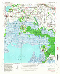Derouen Louisiana Historical topographic map, 1:62500 scale, 15 X 15 Minute, Year 1937
