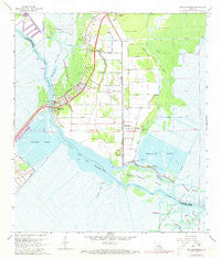 Des Allemands Louisiana Historical topographic map, 1:24000 scale, 7.5 X 7.5 Minute, Year 1967