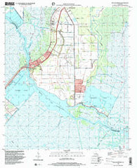 Des Allemands Louisiana Historical topographic map, 1:24000 scale, 7.5 X 7.5 Minute, Year 1998