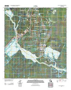 Des Allemands Louisiana Historical topographic map, 1:24000 scale, 7.5 X 7.5 Minute, Year 2012