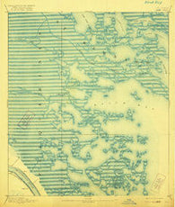 Dime Louisiana Historical topographic map, 1:62500 scale, 15 X 15 Minute, Year 1893