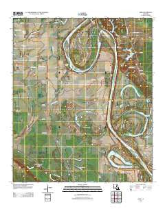 Dixie Louisiana Historical topographic map, 1:24000 scale, 7.5 X 7.5 Minute, Year 2012