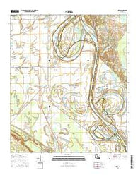 Dixie Louisiana Current topographic map, 1:24000 scale, 7.5 X 7.5 Minute, Year 2015