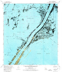 Dixon Bay Louisiana Historical topographic map, 1:24000 scale, 7.5 X 7.5 Minute, Year 1971