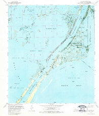 Dixon Bay Louisiana Historical topographic map, 1:24000 scale, 7.5 X 7.5 Minute, Year 1971