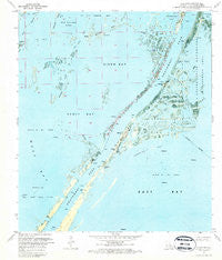 Dixon Bay Louisiana Historical topographic map, 1:24000 scale, 7.5 X 7.5 Minute, Year 1971