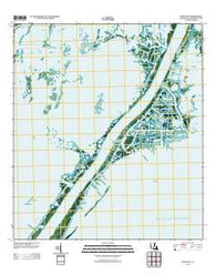 Dixon Bay Louisiana Historical topographic map, 1:24000 scale, 7.5 X 7.5 Minute, Year 2012