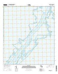 Dixon Bay Louisiana Current topographic map, 1:24000 scale, 7.5 X 7.5 Minute, Year 2015