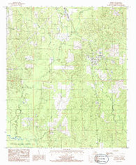 Dodson Louisiana Historical topographic map, 1:24000 scale, 7.5 X 7.5 Minute, Year 1985