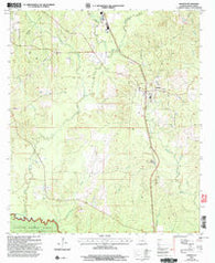Dodson Louisiana Historical topographic map, 1:24000 scale, 7.5 X 7.5 Minute, Year 2003