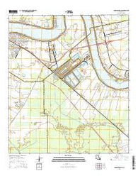 Donaldsonville Louisiana Current topographic map, 1:24000 scale, 7.5 X 7.5 Minute, Year 2015
