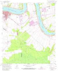 Donaldsonville Louisiana Historical topographic map, 1:24000 scale, 7.5 X 7.5 Minute, Year 1962