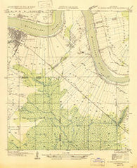 Donaldsonville Louisiana Historical topographic map, 1:31680 scale, 7.5 X 7.5 Minute, Year 1947
