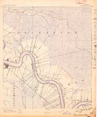 Donaldsonville Louisiana Historical topographic map, 1:62500 scale, 15 X 15 Minute, Year 1892