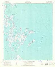 Door Point Louisiana Historical topographic map, 1:24000 scale, 7.5 X 7.5 Minute, Year 1955