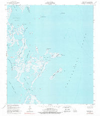 Door Point Louisiana Historical topographic map, 1:24000 scale, 7.5 X 7.5 Minute, Year 1955