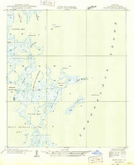 Door Point Louisiana Historical topographic map, 1:31680 scale, 7.5 X 7.5 Minute, Year 1949