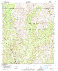 Dowden Creek Louisiana Historical topographic map, 1:24000 scale, 7.5 X 7.5 Minute, Year 1954