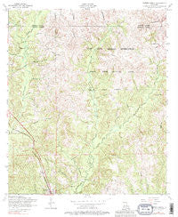 Dowden Creek Louisiana Historical topographic map, 1:24000 scale, 7.5 X 7.5 Minute, Year 1954