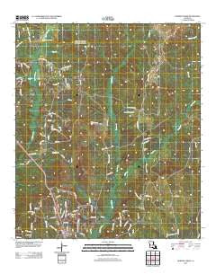 Dowden Creek Louisiana Historical topographic map, 1:24000 scale, 7.5 X 7.5 Minute, Year 2012