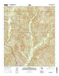 Dowden Creek Louisiana Current topographic map, 1:24000 scale, 7.5 X 7.5 Minute, Year 2015