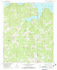 Downsville North Louisiana Historical topographic map, 1:24000 scale, 7.5 X 7.5 Minute, Year 1982