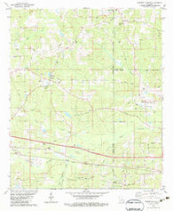 Downsville South Louisiana Historical topographic map, 1:24000 scale, 7.5 X 7.5 Minute, Year 1982