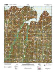 Downsville North Louisiana Historical topographic map, 1:24000 scale, 7.5 X 7.5 Minute, Year 2012