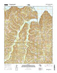 Downsville North Louisiana Current topographic map, 1:24000 scale, 7.5 X 7.5 Minute, Year 2015