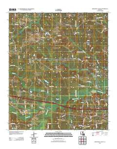 Downsville South Louisiana Historical topographic map, 1:24000 scale, 7.5 X 7.5 Minute, Year 2012