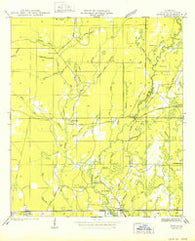Doyle Louisiana Historical topographic map, 1:31680 scale, 7.5 X 7.5 Minute, Year 1950