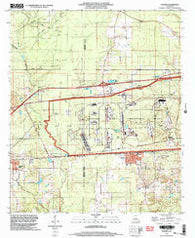 Doyline Louisiana Historical topographic map, 1:24000 scale, 7.5 X 7.5 Minute, Year 1998