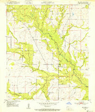 Dry Creek Louisiana Historical topographic map, 1:24000 scale, 7.5 X 7.5 Minute, Year 1950