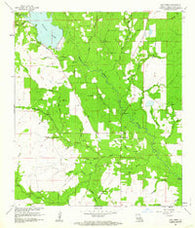 Dry Creek Louisiana Historical topographic map, 1:24000 scale, 7.5 X 7.5 Minute, Year 1961