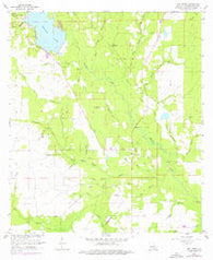 Dry Creek Louisiana Historical topographic map, 1:24000 scale, 7.5 X 7.5 Minute, Year 1961
