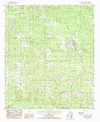 Dry Prong Louisiana Historical topographic map, 1:24000 scale, 7.5 X 7.5 Minute, Year 1985
