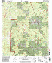 Dry Prong Louisiana Historical topographic map, 1:24000 scale, 7.5 X 7.5 Minute, Year 2003