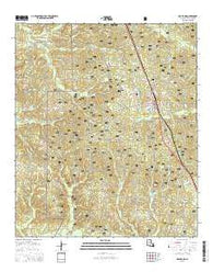 Dry Prong Louisiana Current topographic map, 1:24000 scale, 7.5 X 7.5 Minute, Year 2015