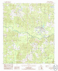 Dubach Louisiana Historical topographic map, 1:24000 scale, 7.5 X 7.5 Minute, Year 1985