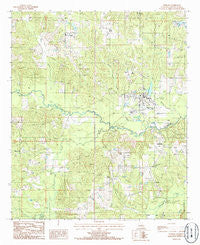 Dubach Louisiana Historical topographic map, 1:24000 scale, 7.5 X 7.5 Minute, Year 1985