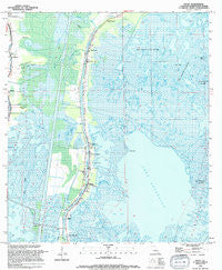 Dulac Louisiana Historical topographic map, 1:24000 scale, 7.5 X 7.5 Minute, Year 1994