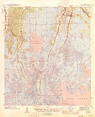Dulac Louisiana Historical topographic map, 1:62500 scale, 15 X 15 Minute, Year 1944