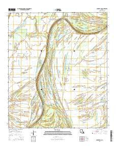 Dunbarton Louisiana Current topographic map, 1:24000 scale, 7.5 X 7.5 Minute, Year 2015