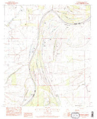 Dunbarton Louisiana Historical topographic map, 1:24000 scale, 7.5 X 7.5 Minute, Year 1983