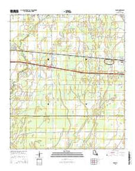 Dunn Louisiana Current topographic map, 1:24000 scale, 7.5 X 7.5 Minute, Year 2015