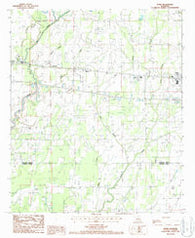 Dunn Louisiana Historical topographic map, 1:24000 scale, 7.5 X 7.5 Minute, Year 1987